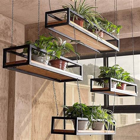 shelf that hangs from ceiling